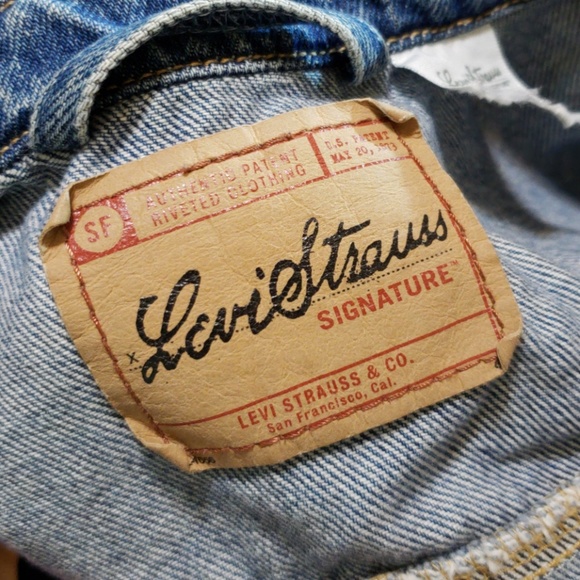 Vintage Levi Strauss Jean Vest Harley Davidson - Picture 4 of 8